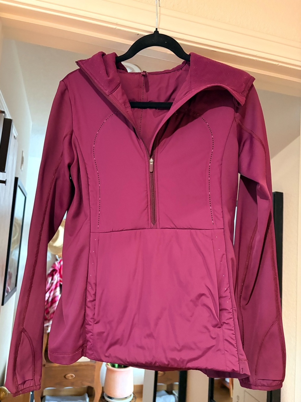 Lululemon Women's Magenta Half-Zip Performance Jacket